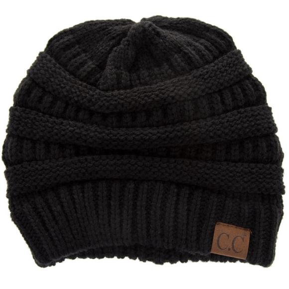 NEW C.C. Ribbed beanies - Picture 2 of 2